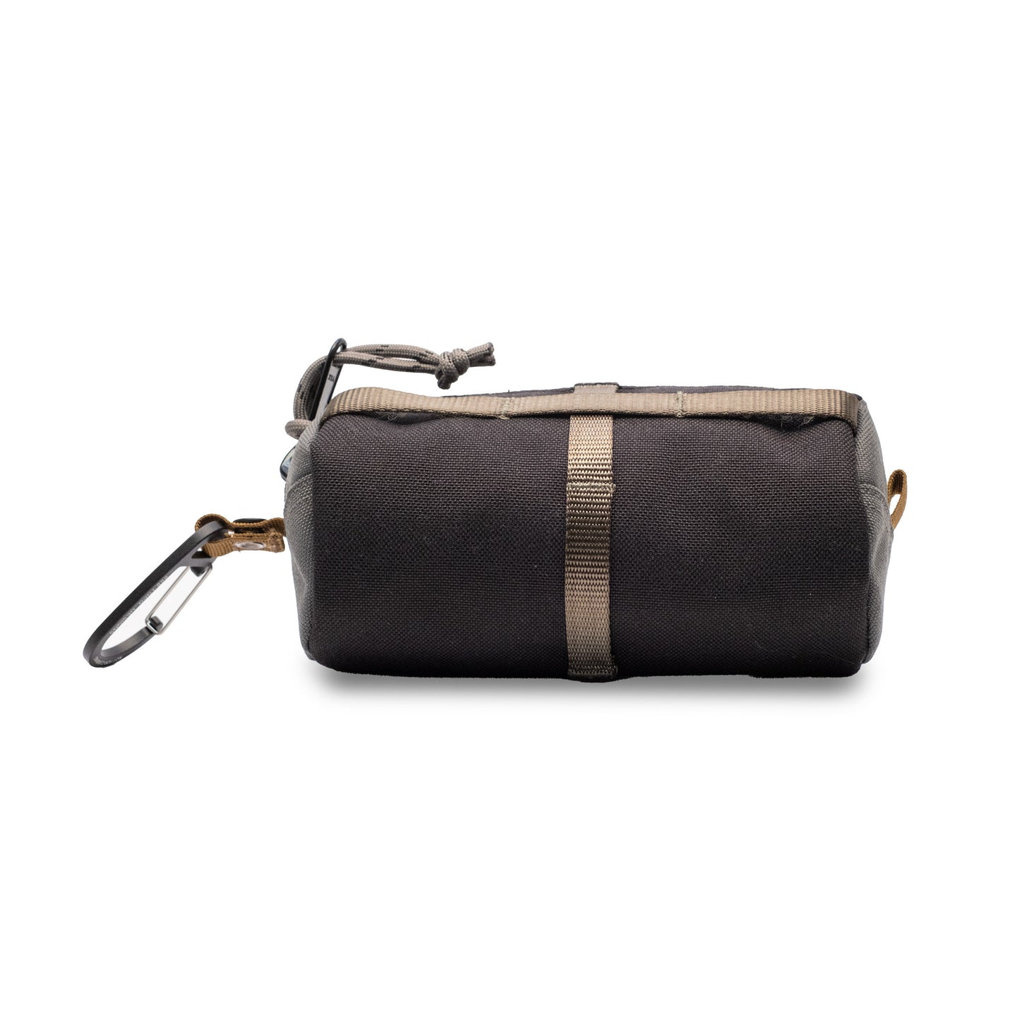 Back View of Topo Designs Burrito Bag in "Black / Neutral"