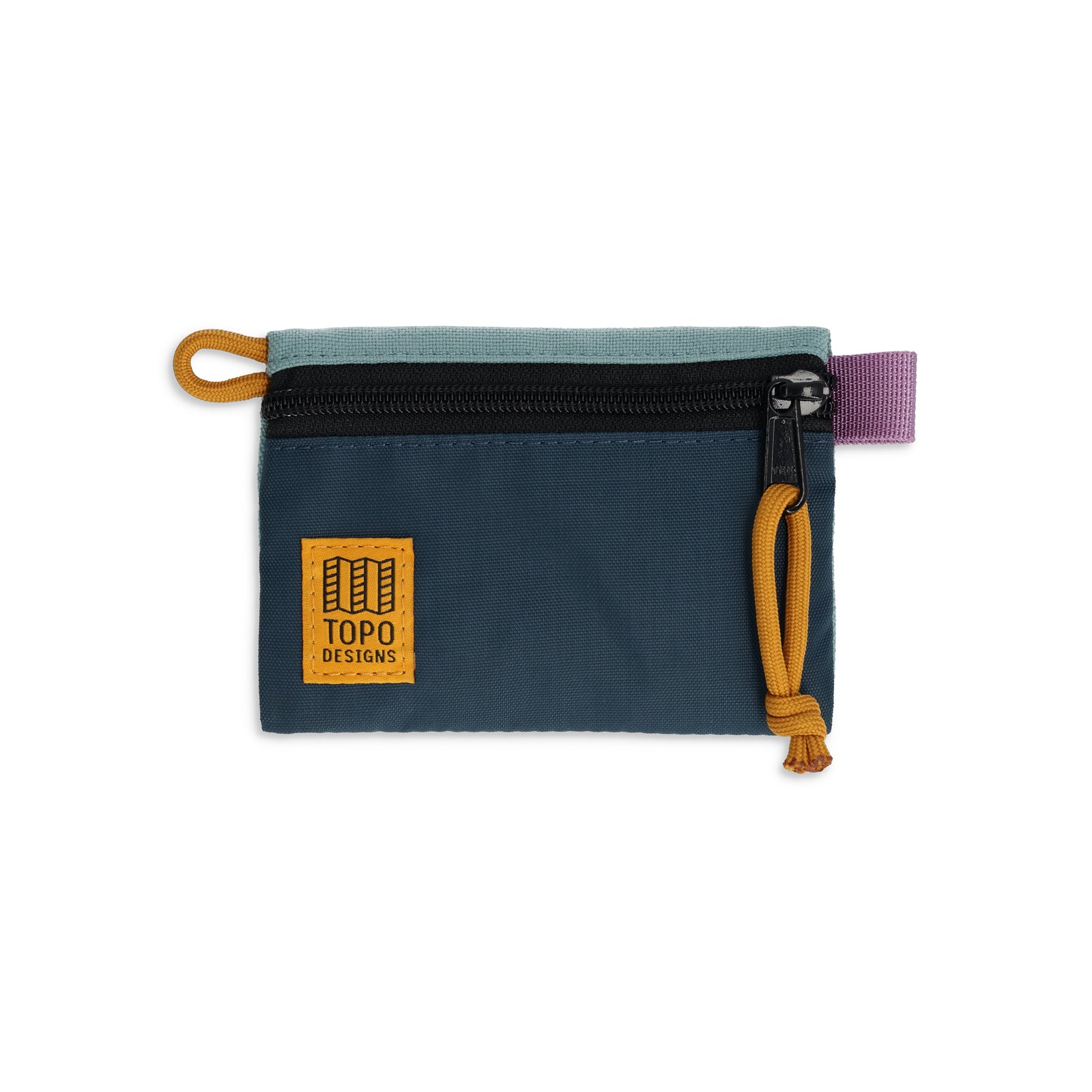 Topo Designs Accessory Bag "Micro" in "Sage / Pond Blue""