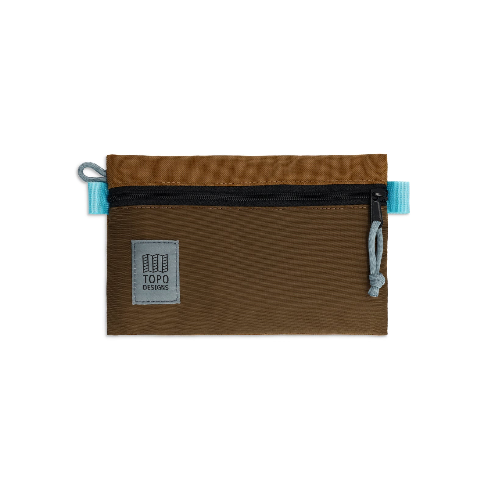 Topo Designs Accessory Bag "Small" in "Desert Palm / Pond Blue"