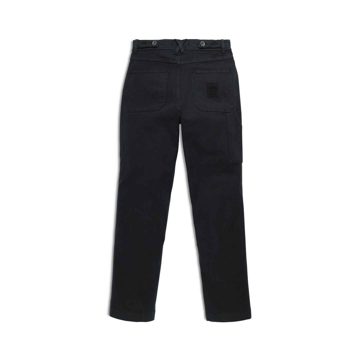 Back View of Topo Designs Dirt Utility Pants - Women's in "Black"