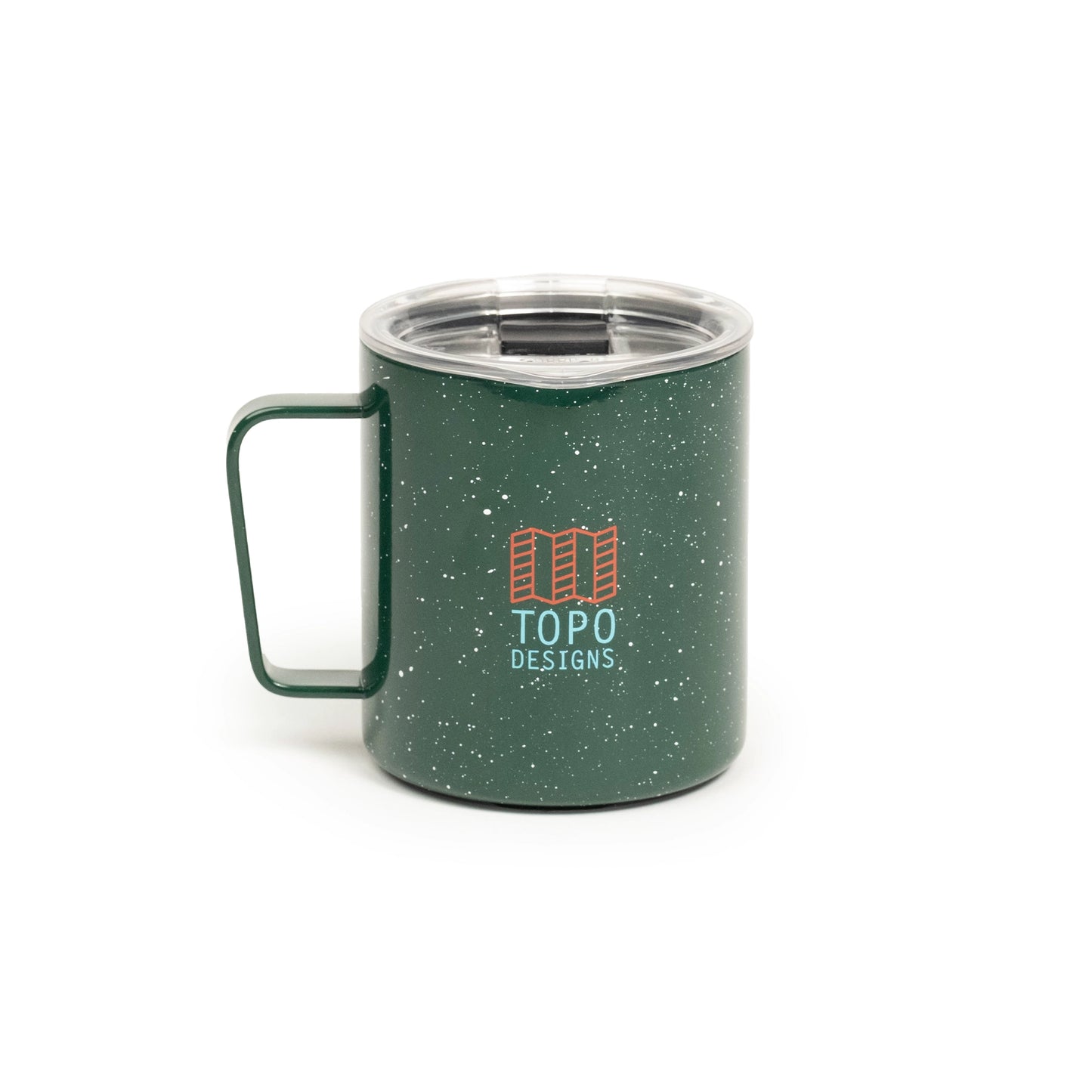 Topo Designs x MiiR Camp Cup in "Green Speckle"