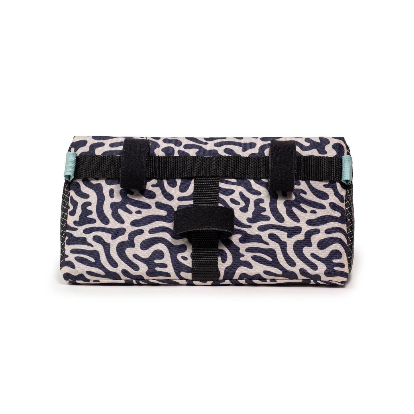 Back image of Topo Designs x Trek Bike Bag in "Party / Grid"