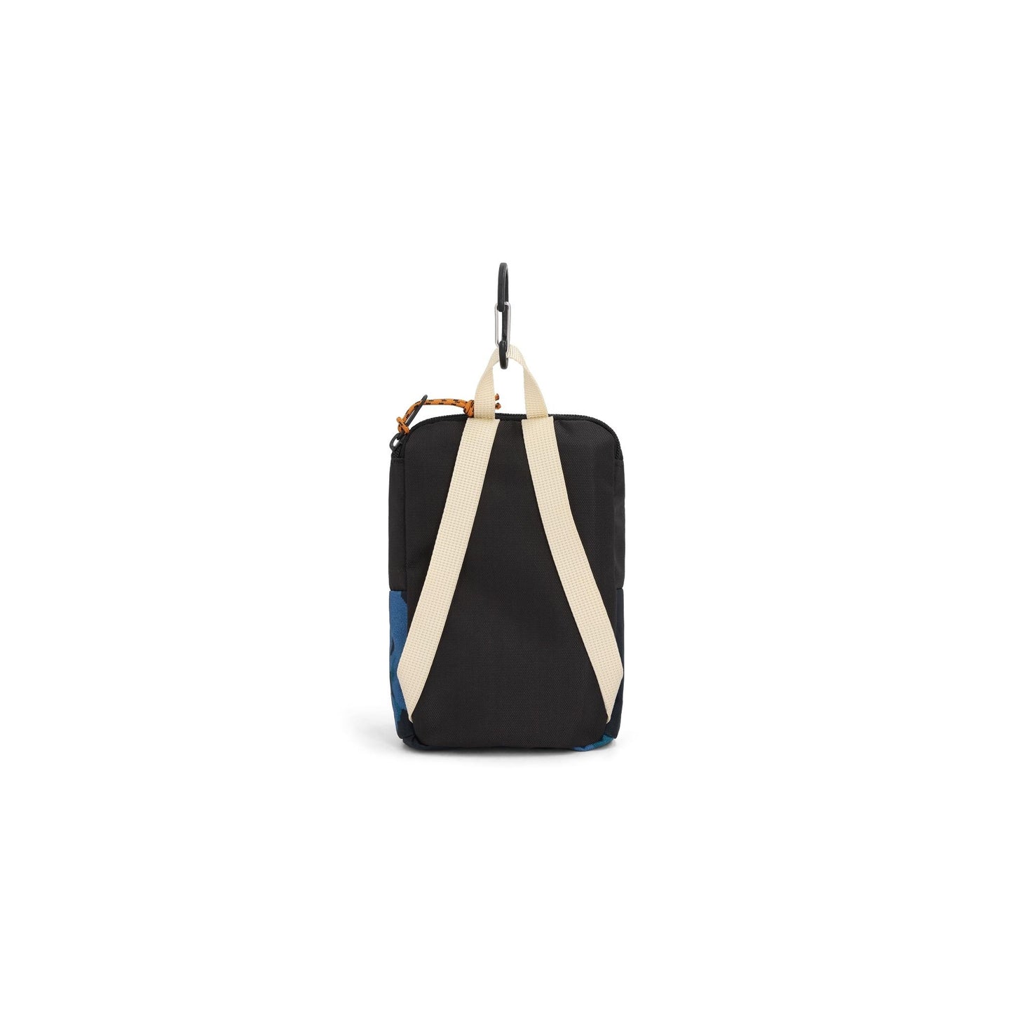 Back View of Topo Designs Rover Pack Micro in "Black / Tectonic"