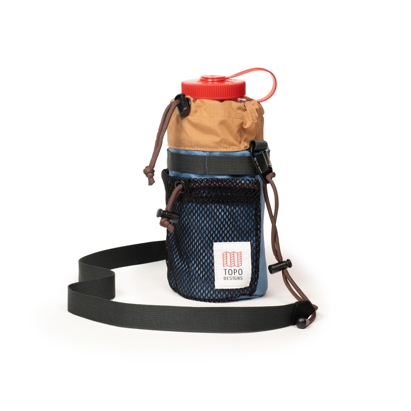Topo Designs Mountain Hydro Sling in "River Blue / Brown Oak"