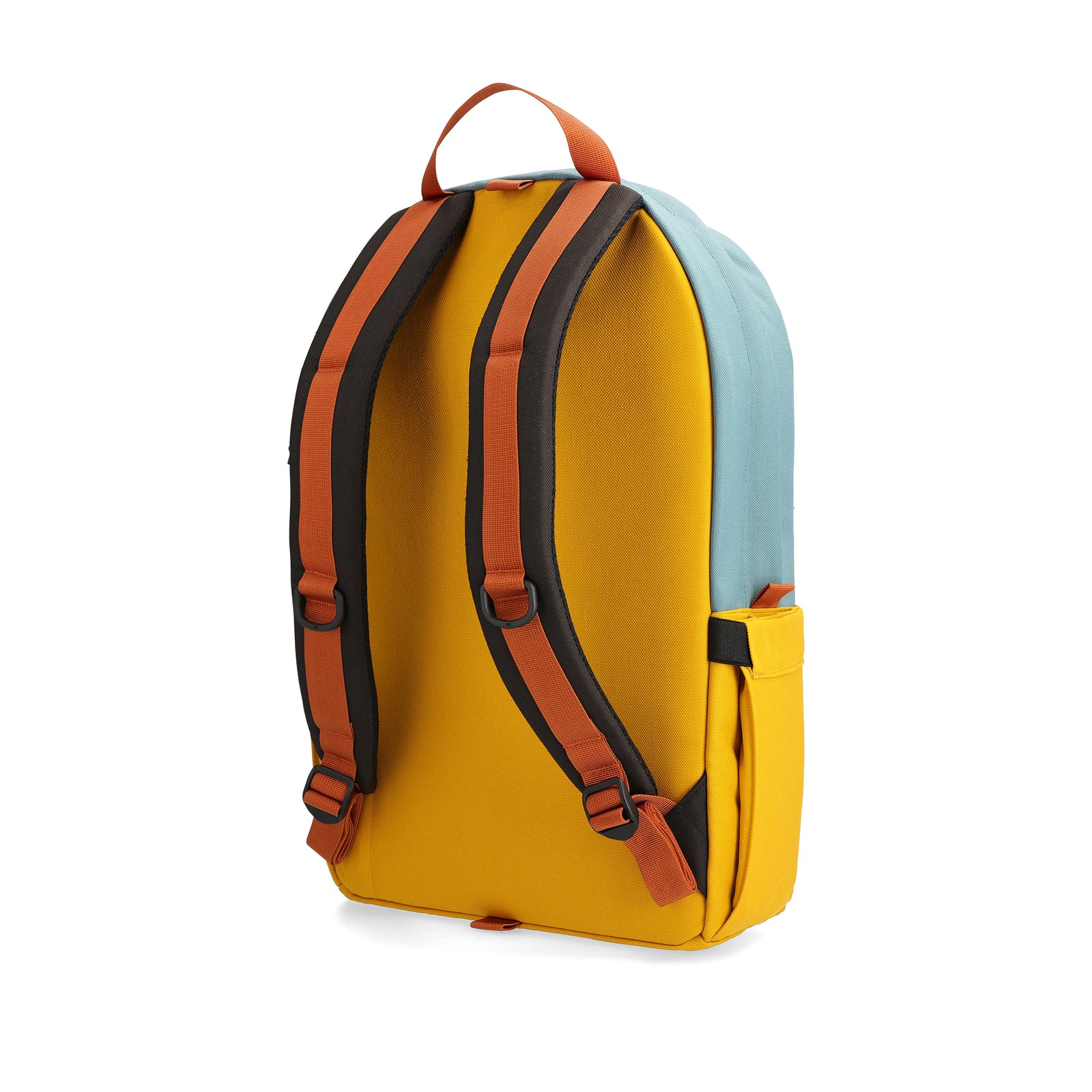 Back View of Topo Designs Daypack Classic in "Navy / Mustard"