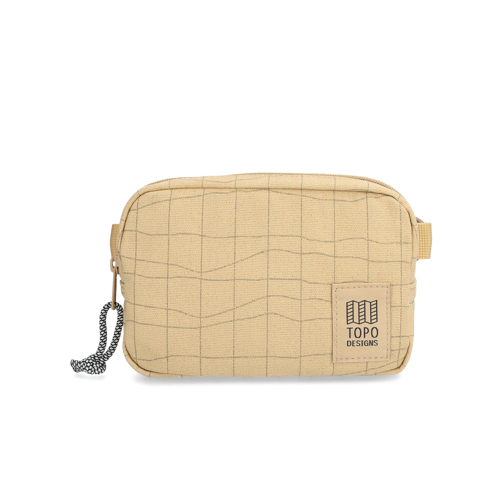 Front View of Topo Designs Dirt Belt Bag in "Sahara Terrain"