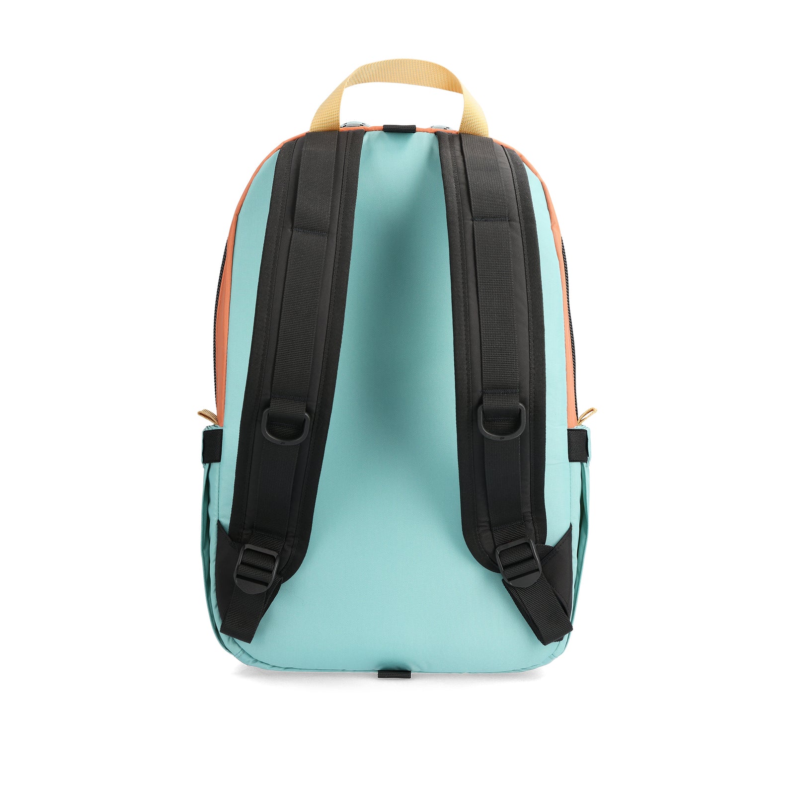 Back View of Topo Designs Light Pack in "Rose / Geode Green"