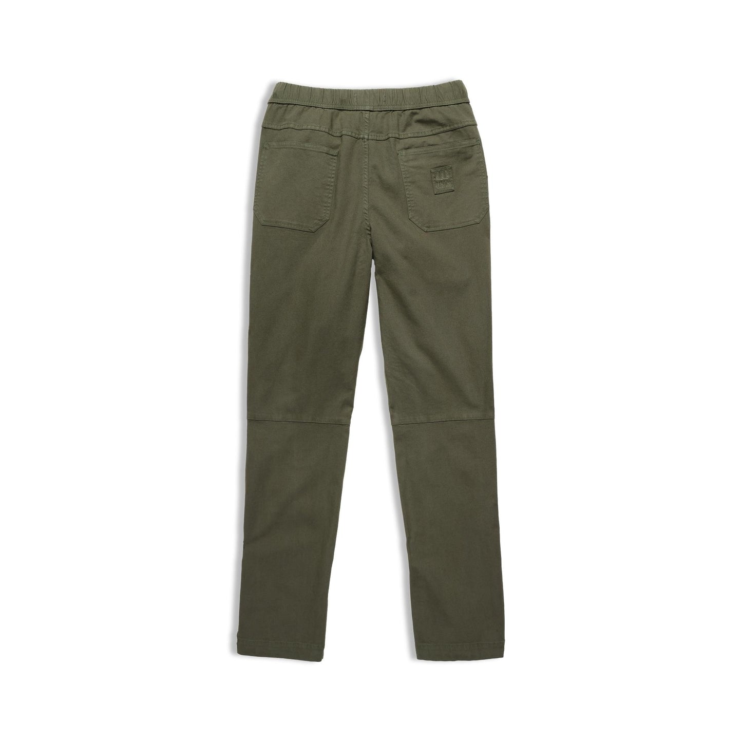 Back View of Topo Designs Dirt Pants Classic - Men's in "Beetle"