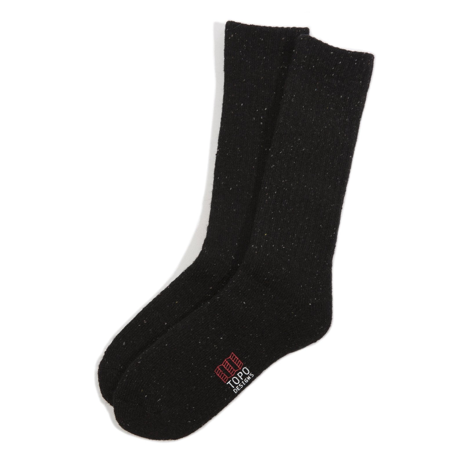 Topo Designs Mountain Socks in "Black".