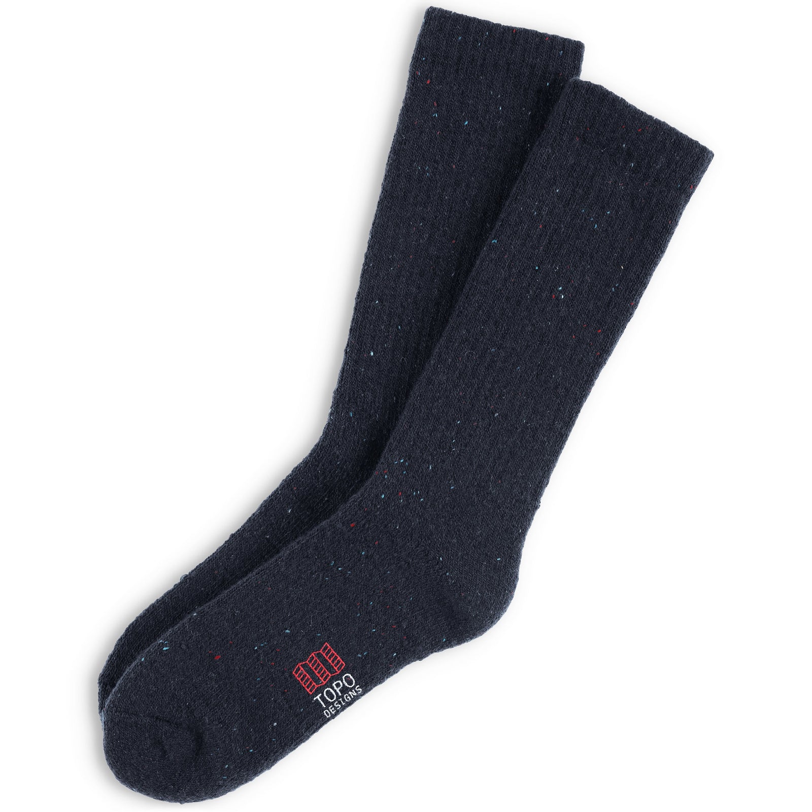 Topo Designs Mountain Socks in "Charcoal" gray.