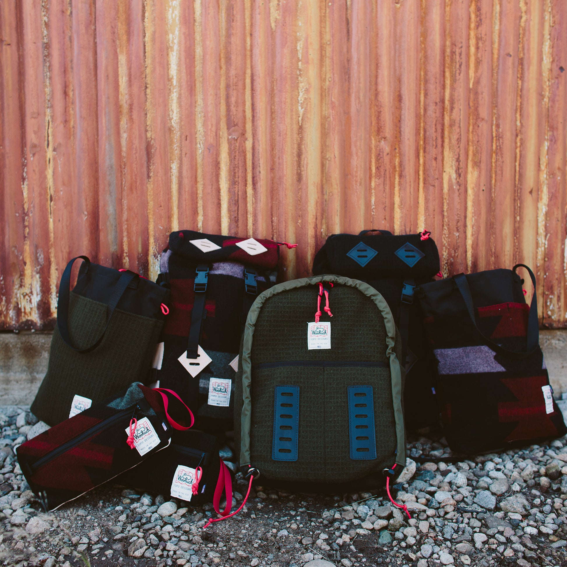 Bags - Topo Designs X Woolrich Cinch Tote