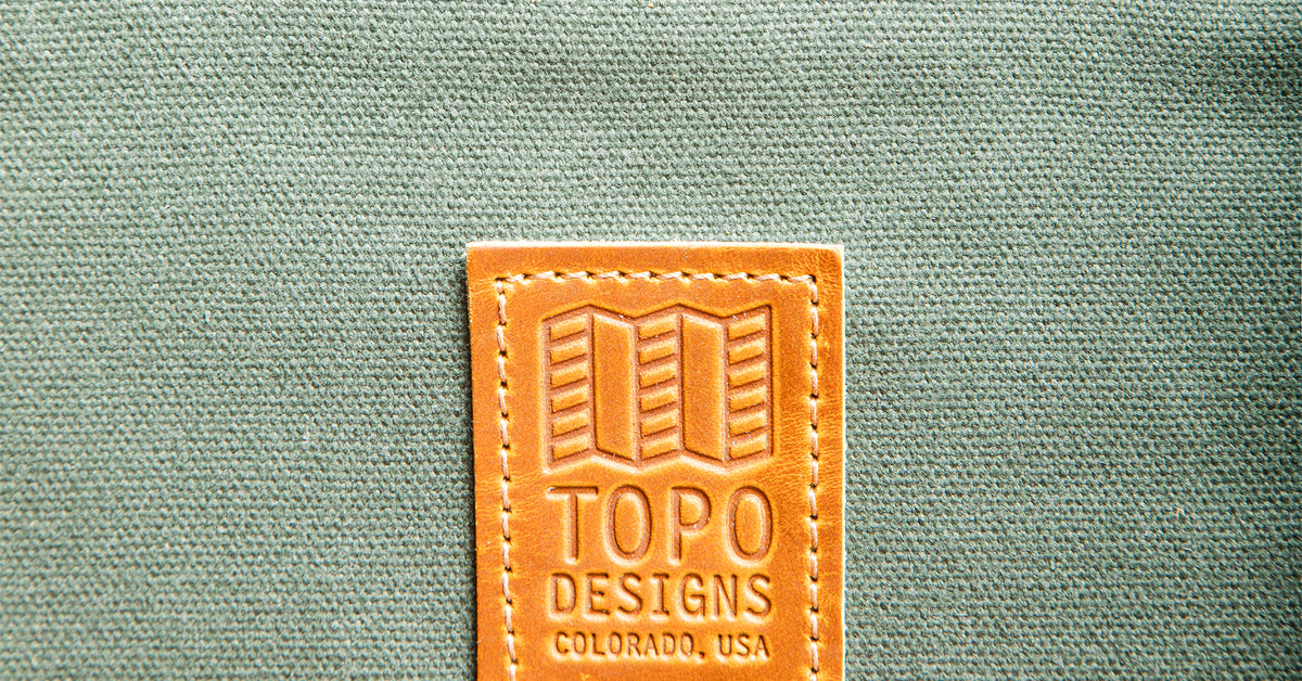 Topo Design Drawstring Topo DNA: Heritage Canvas Collection – Topo Designs
