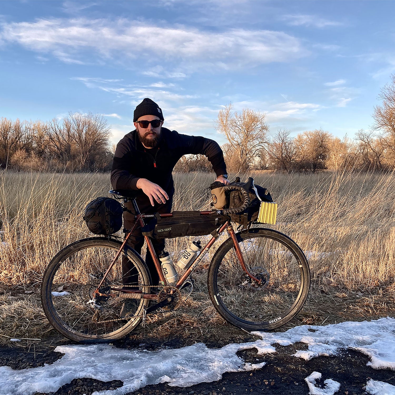 How to Have Fun Winter Bike Camping