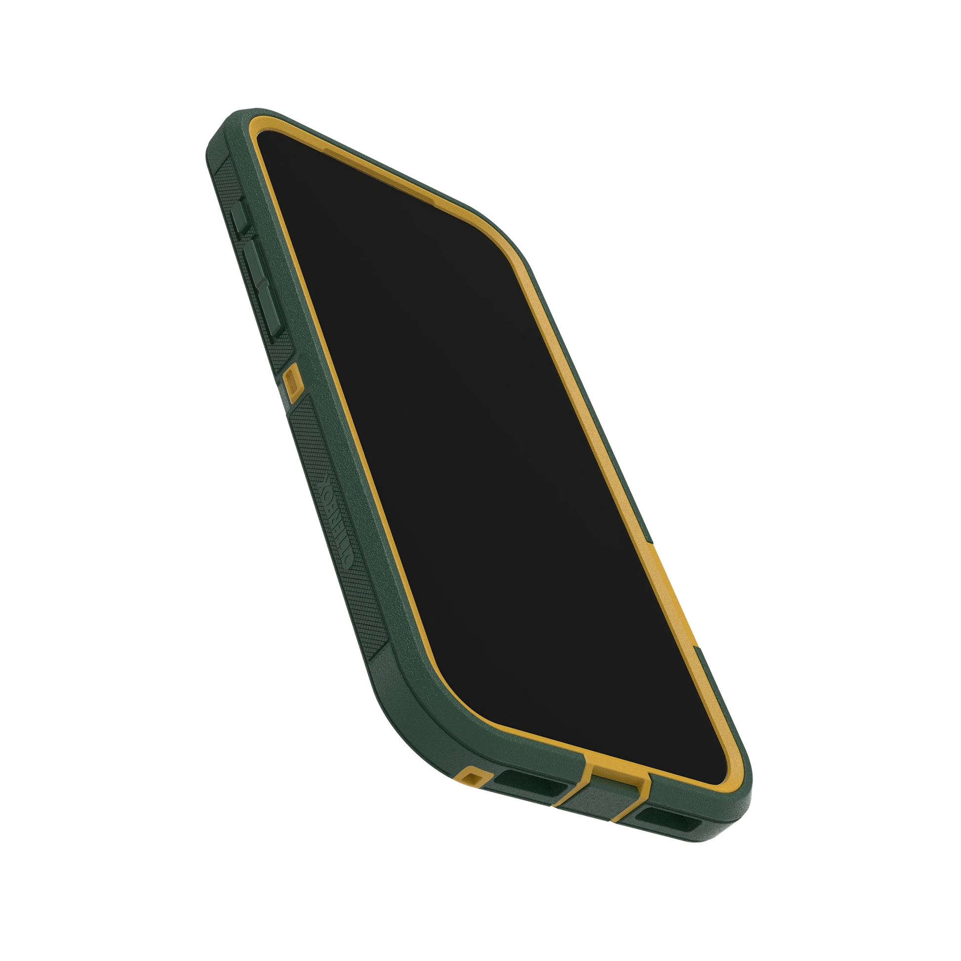 Angled view of OtterBox x Topo Designs Defender Series Pro XT for MagSafe in "iPhone 17 Pro Max Case" size.
