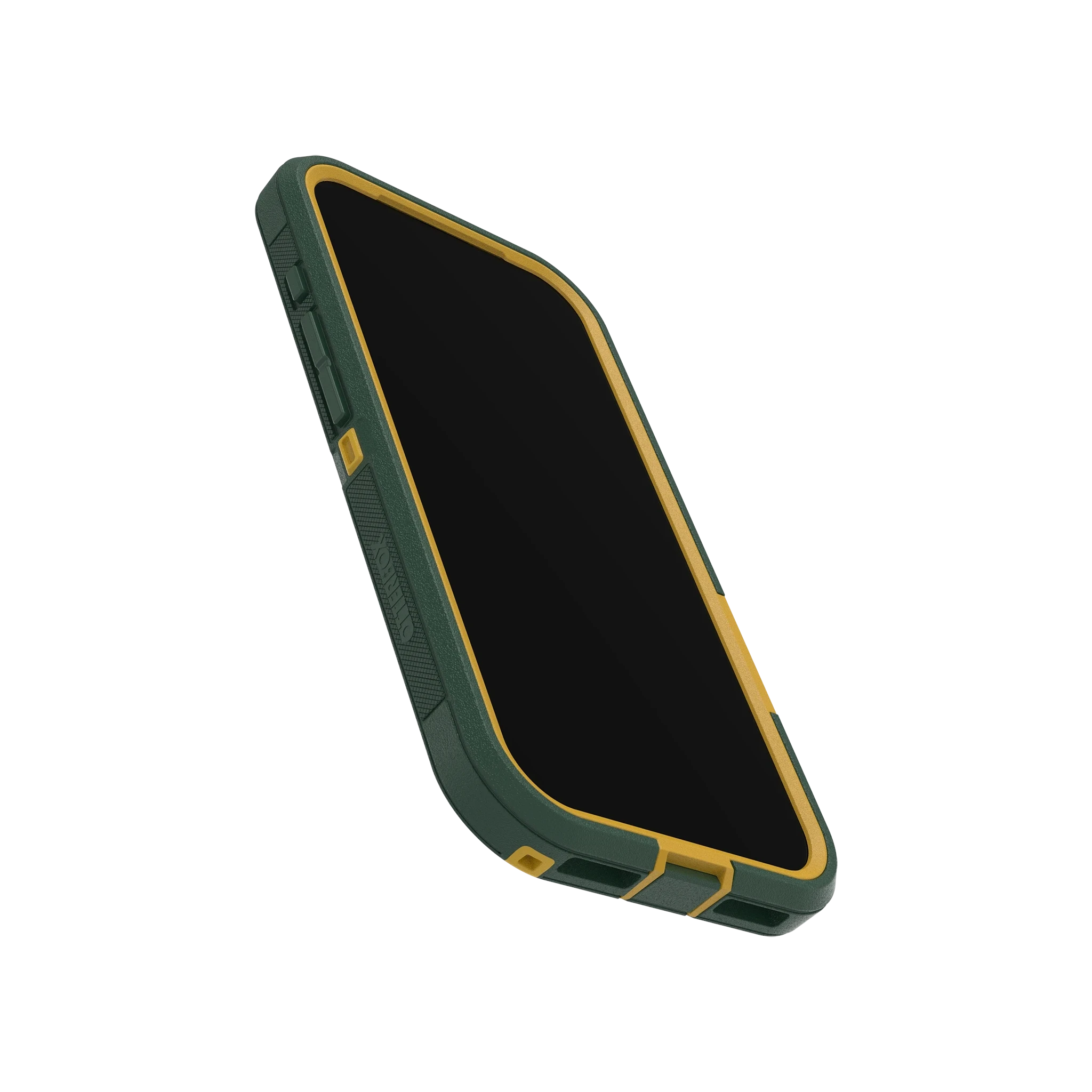 Angled view of OtterBox x Topo Designs Defender Series Pro XT for MagSafe in "iPhone 17 Pro Case" size.