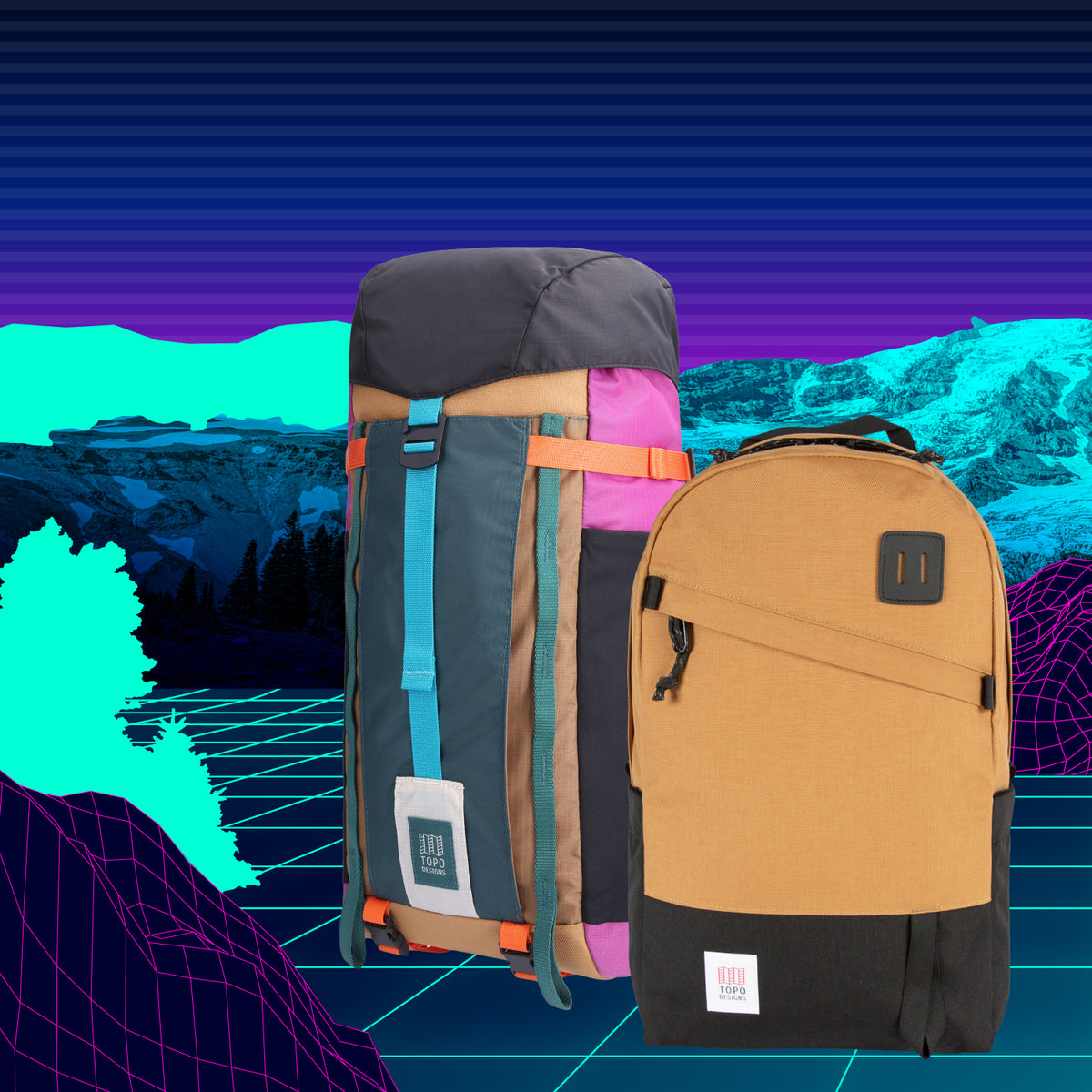 Backpacks, bags, and apparel for anywhere on your map. – Topo Designs