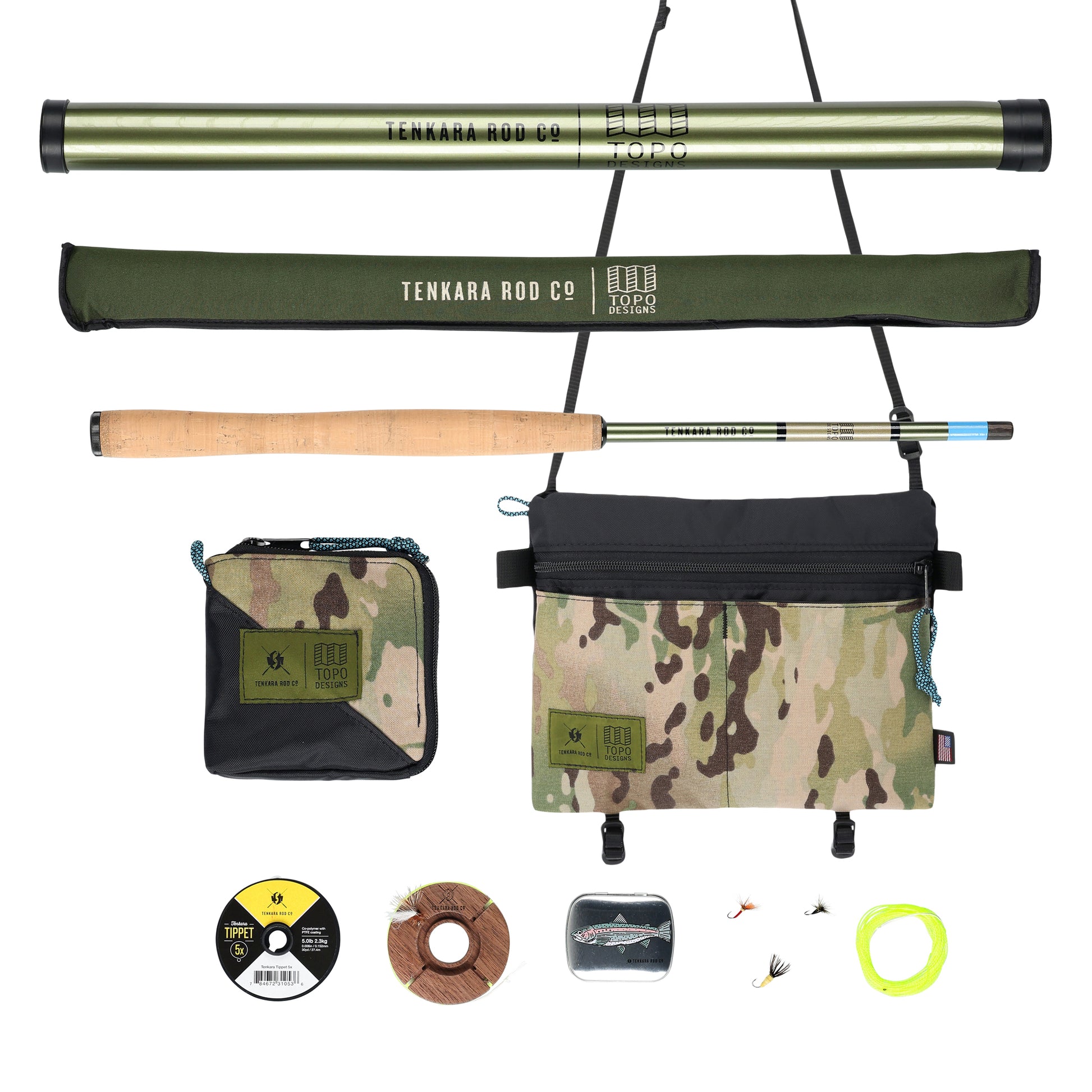 Topo Designs X Tenkara Rod Co Kit in "Sierra".