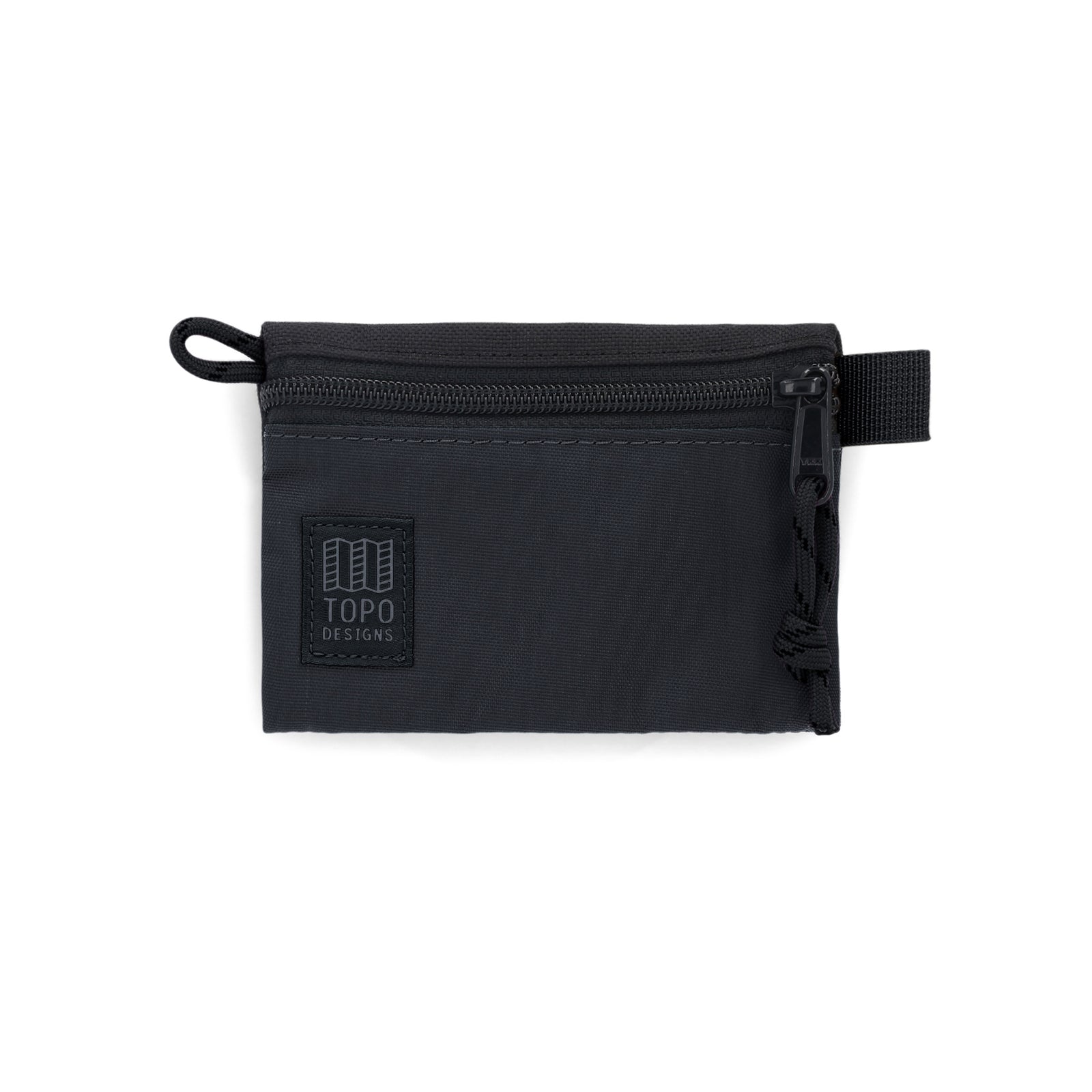 Topo Designs Accessory Bag "Micro" in "Black / Black"