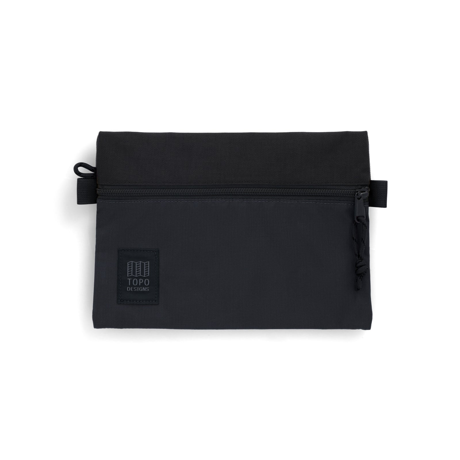 Topo Designs Accessory Bag "Medium" in "Black / Black"