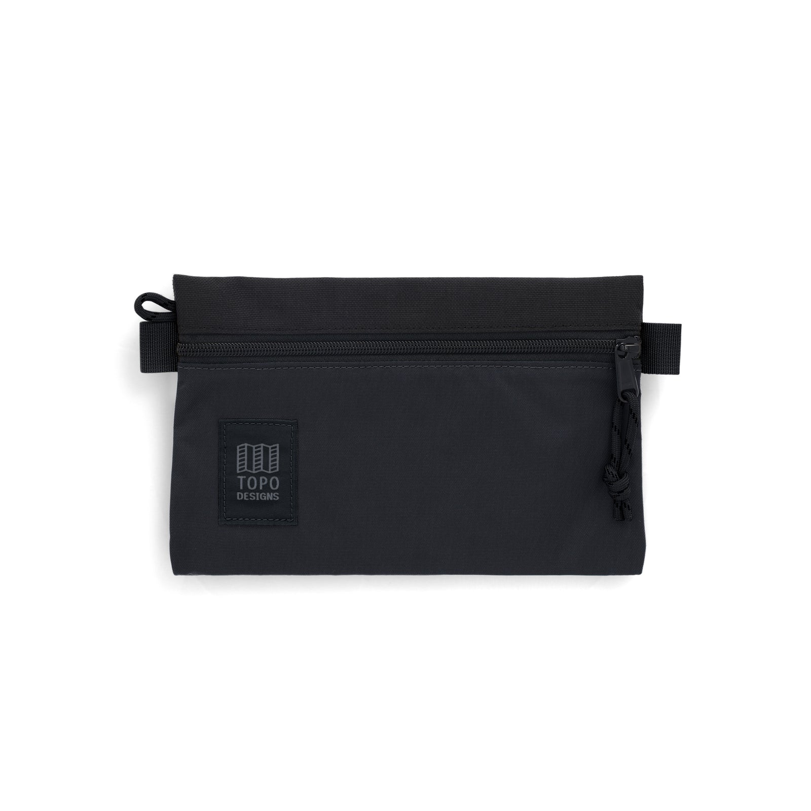 Topo Designs Accessory Bag "Small" in "Black / Black"