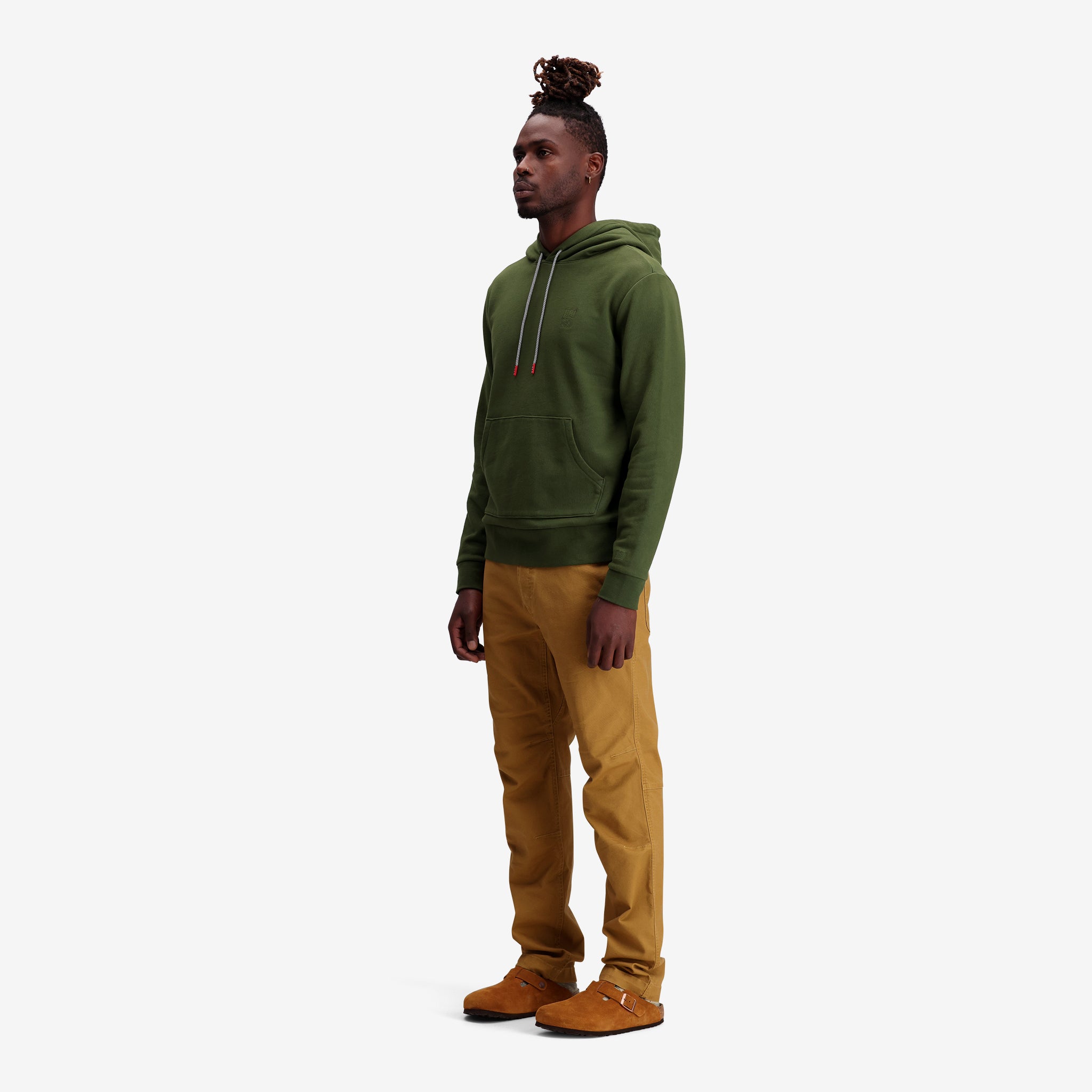 Olive discount hoodie men's