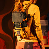 General image of Rover Pack Mini in "Forest / Goldenrod"