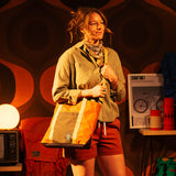General image of Mountain Essential Tote in "Woodland / Terracotta"
