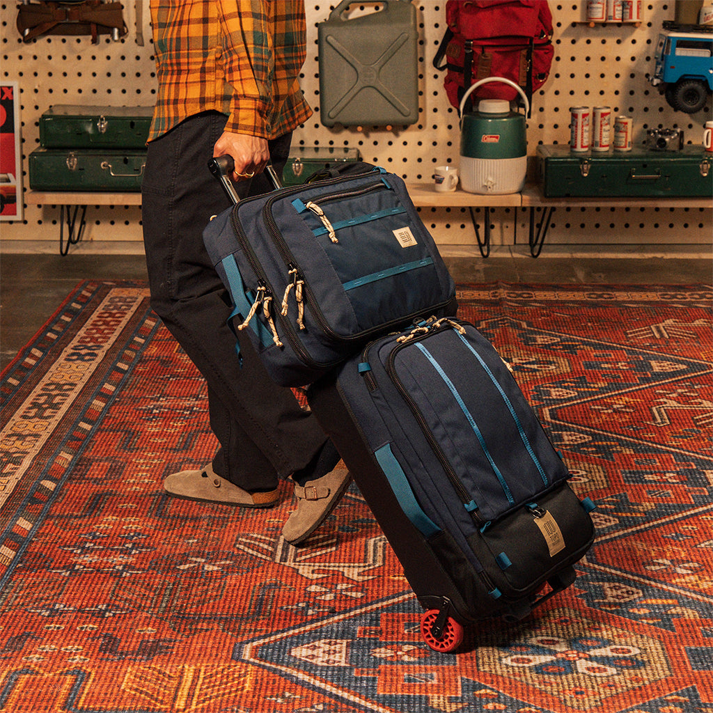 トポ デザイン グローバル トラベルバッグ ローラー 44L StoneBlue Global Travel Bag Roller | Versatile Bag with Wheels – Topo Designs