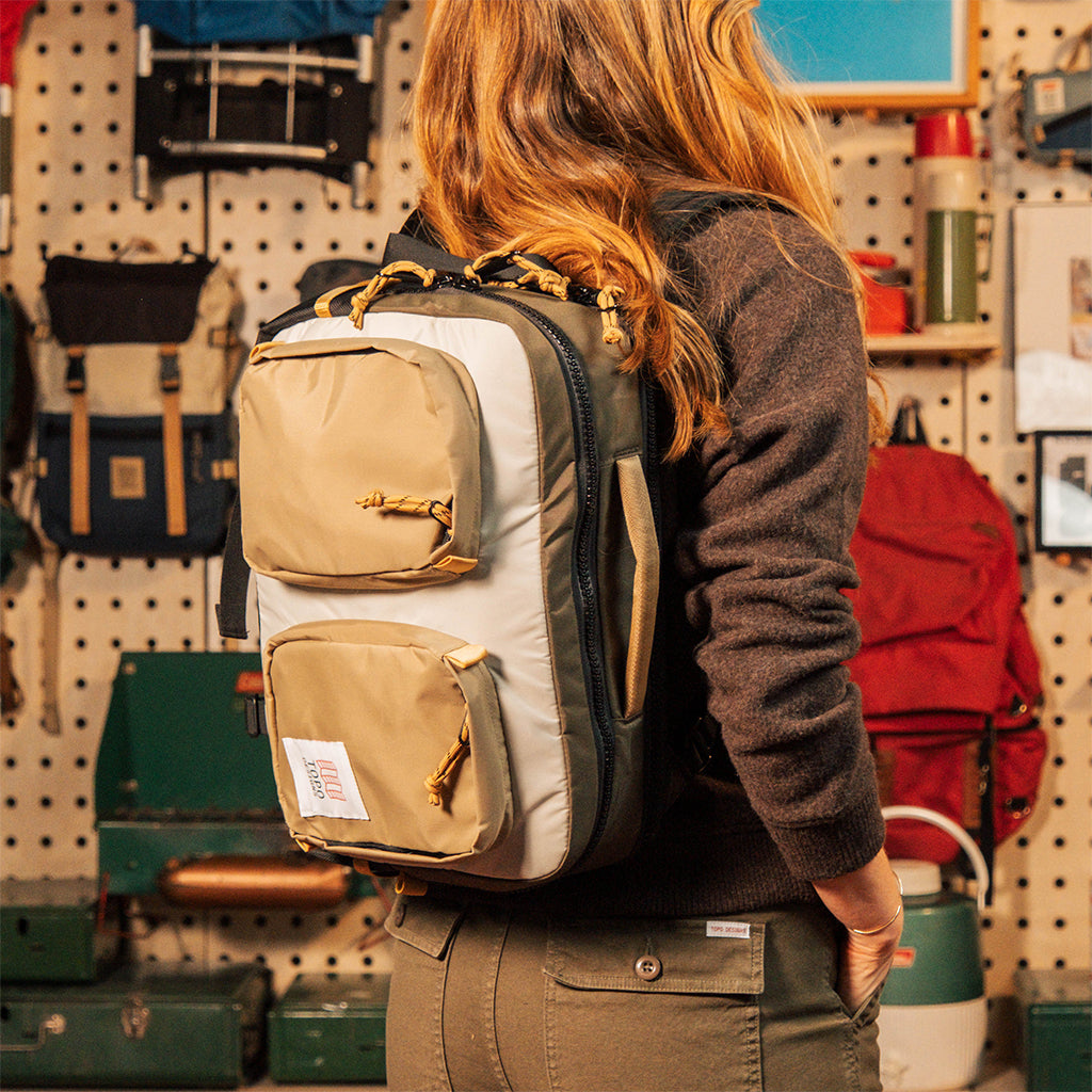 best travel briefcase backpack Tan by Capra Leather roomy main compartment Briefcase Backpack Dark Brown