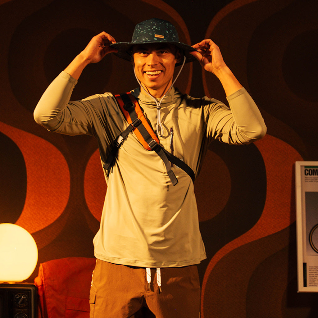 General image of Mountain Sling Bag in "Woodland / Terracotta"