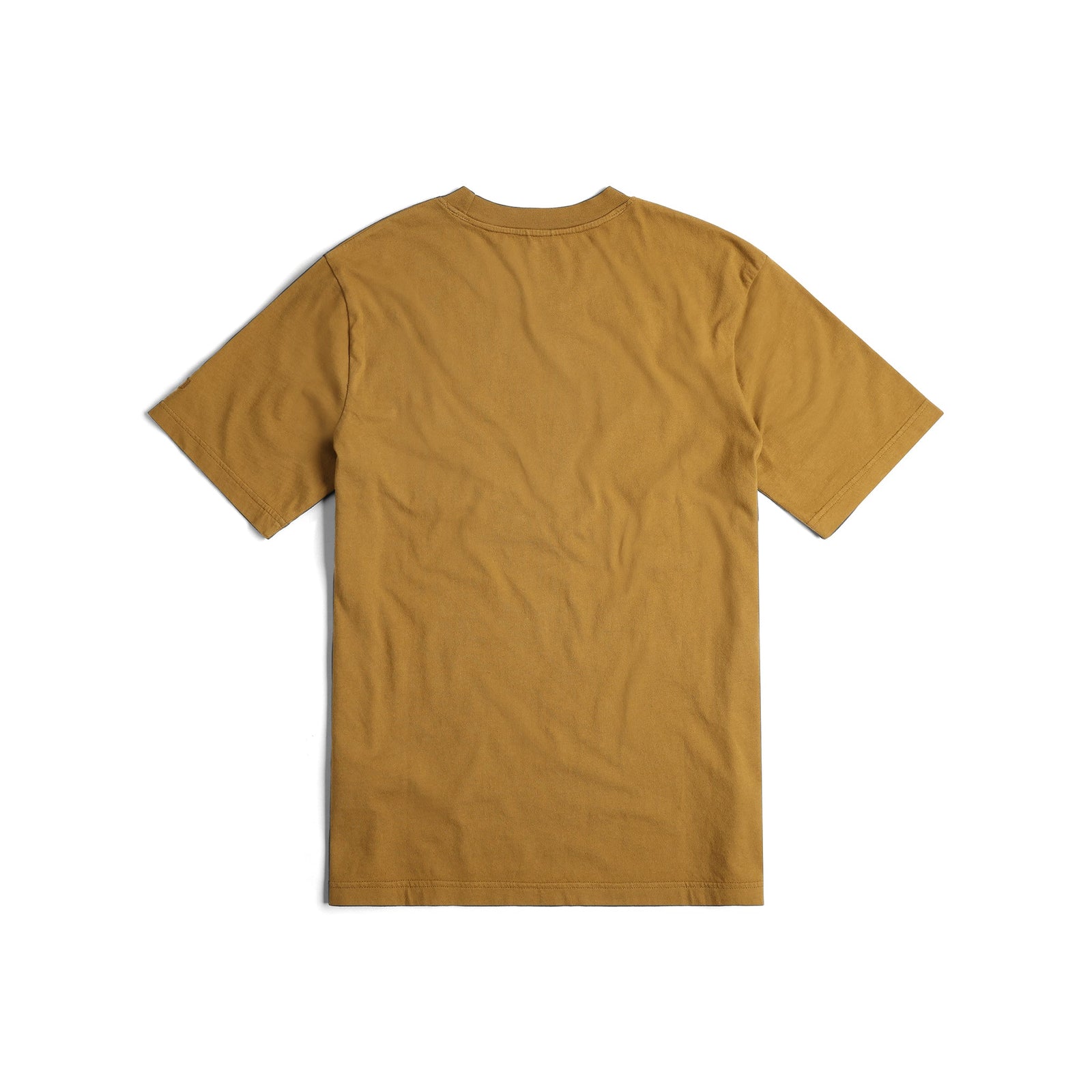 Topo Designs Men's Dirt Pocket Tee 100% organic cotton short sleeve t-shirt in "Dark Khaki"