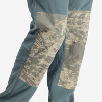 M Fleece Pants in "Goblin Blue / Sand Multi"