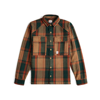 Mountain Shirt Jacket M in "Khaki Multi Plaid"