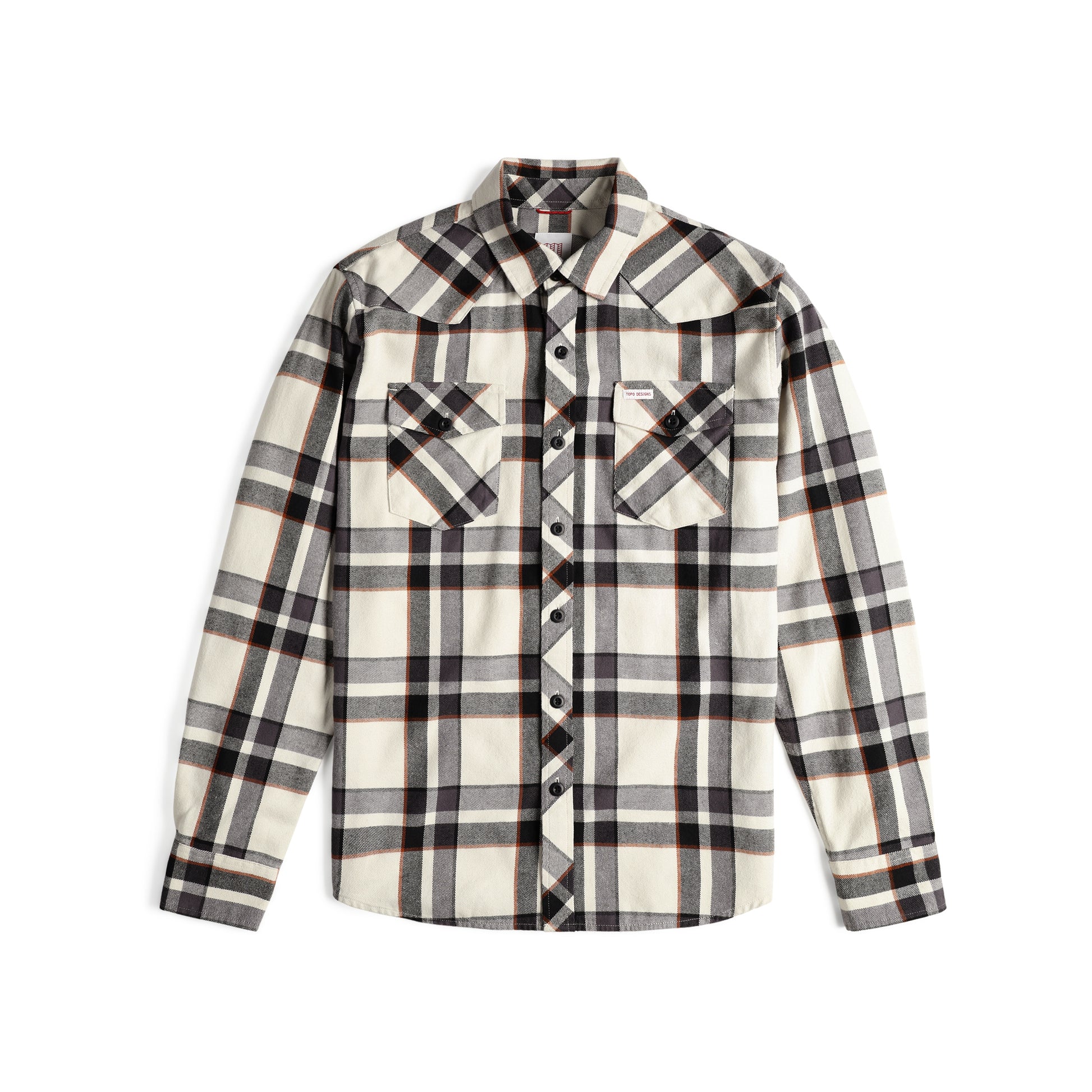 M Mountain Shirt Plaid "Bone White Multi"