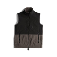 Subalpine fleece vest in "Charcoal"