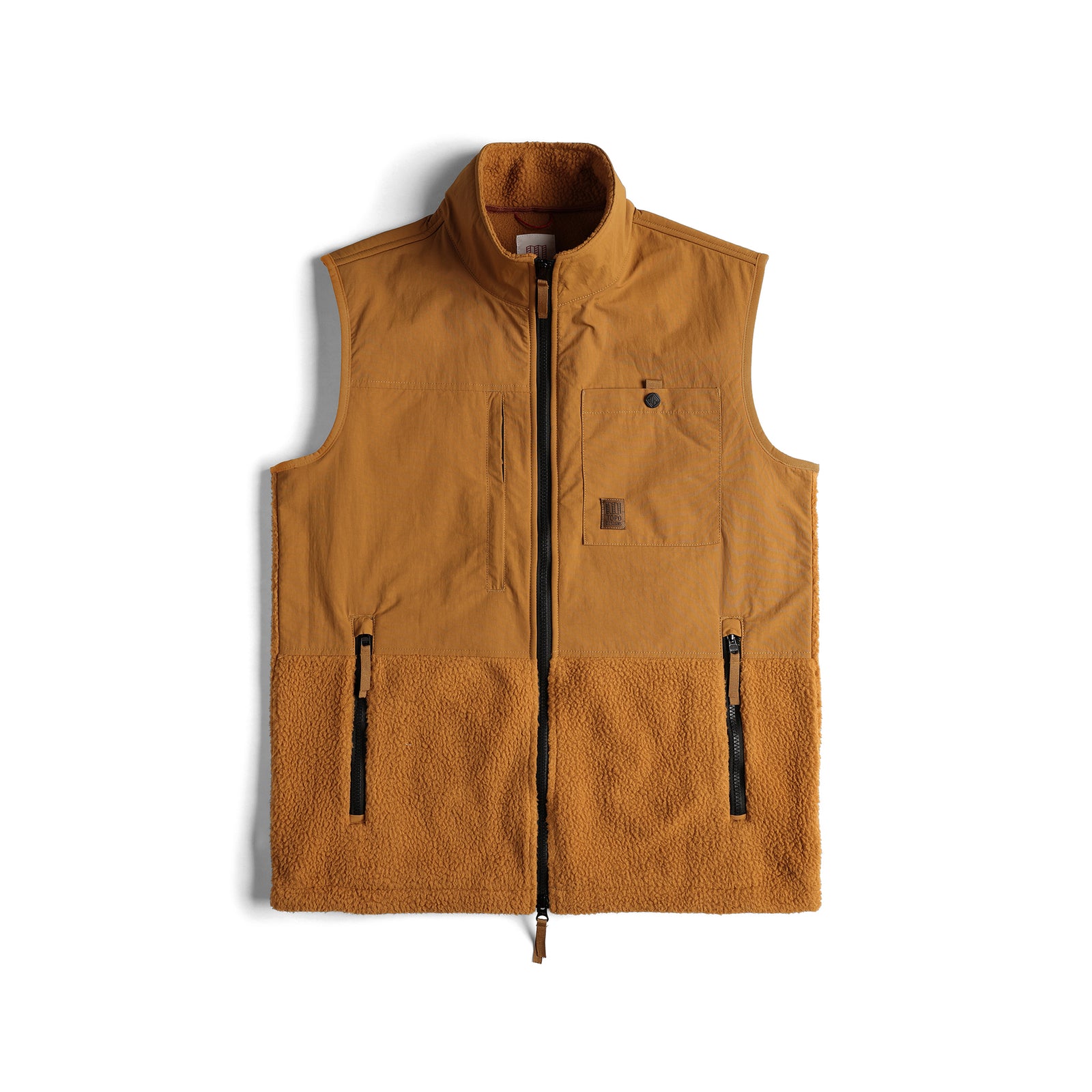 Subalpine fleece vest in "Khaki"