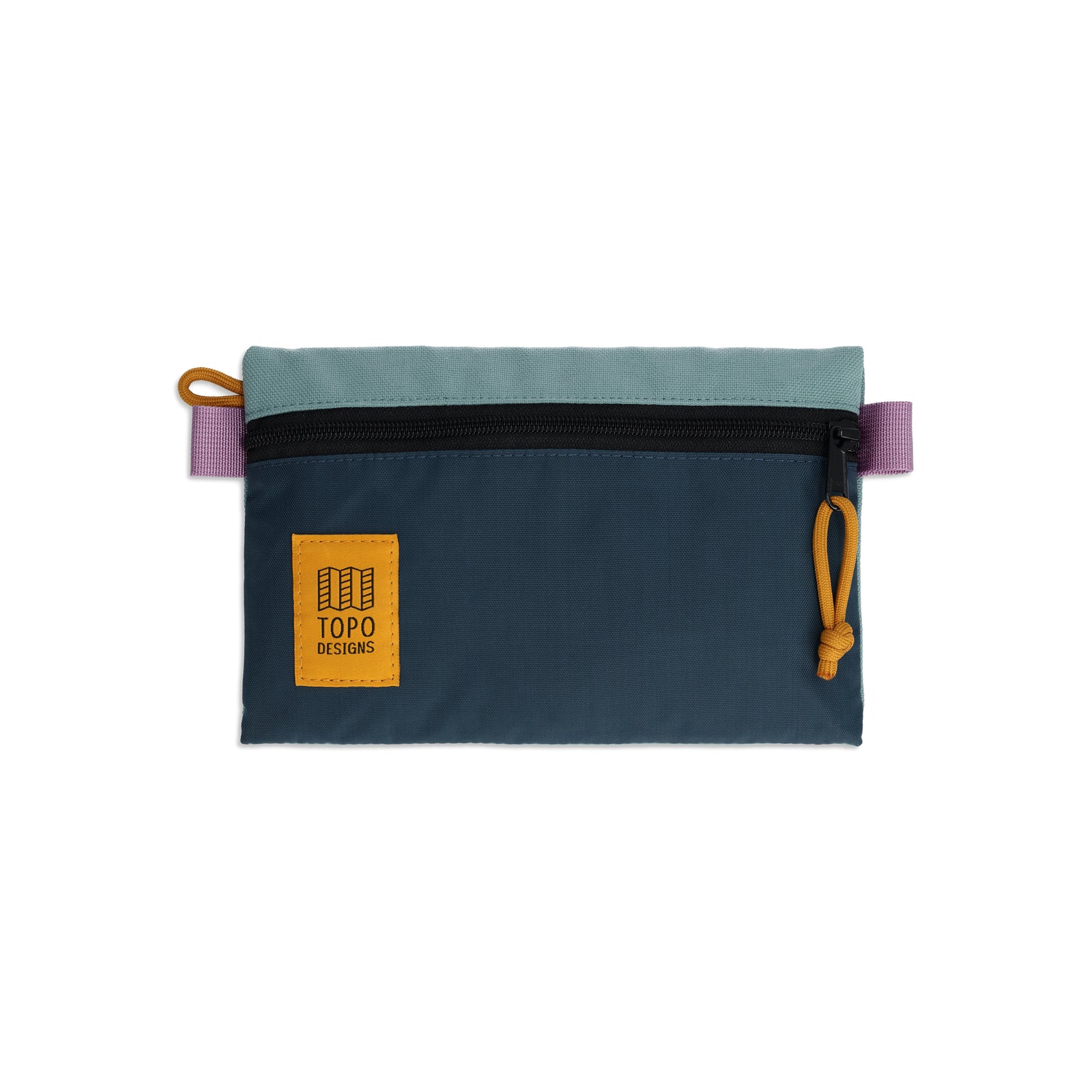 Topo Designs Accessory Bag "Small" in "Sage / Pond Blue""