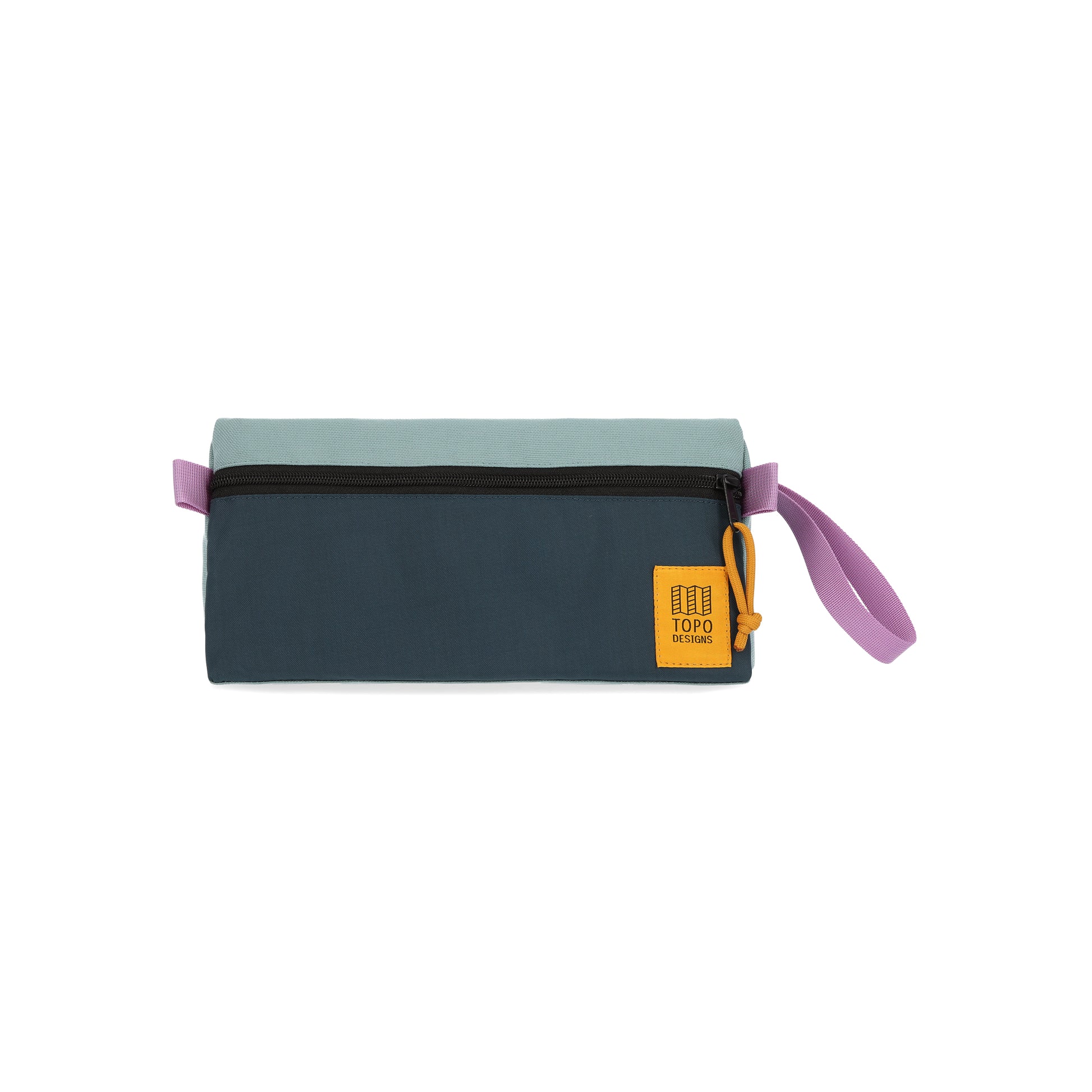 Topo Designs Dopp Kit in "Sage / Pond Blue".