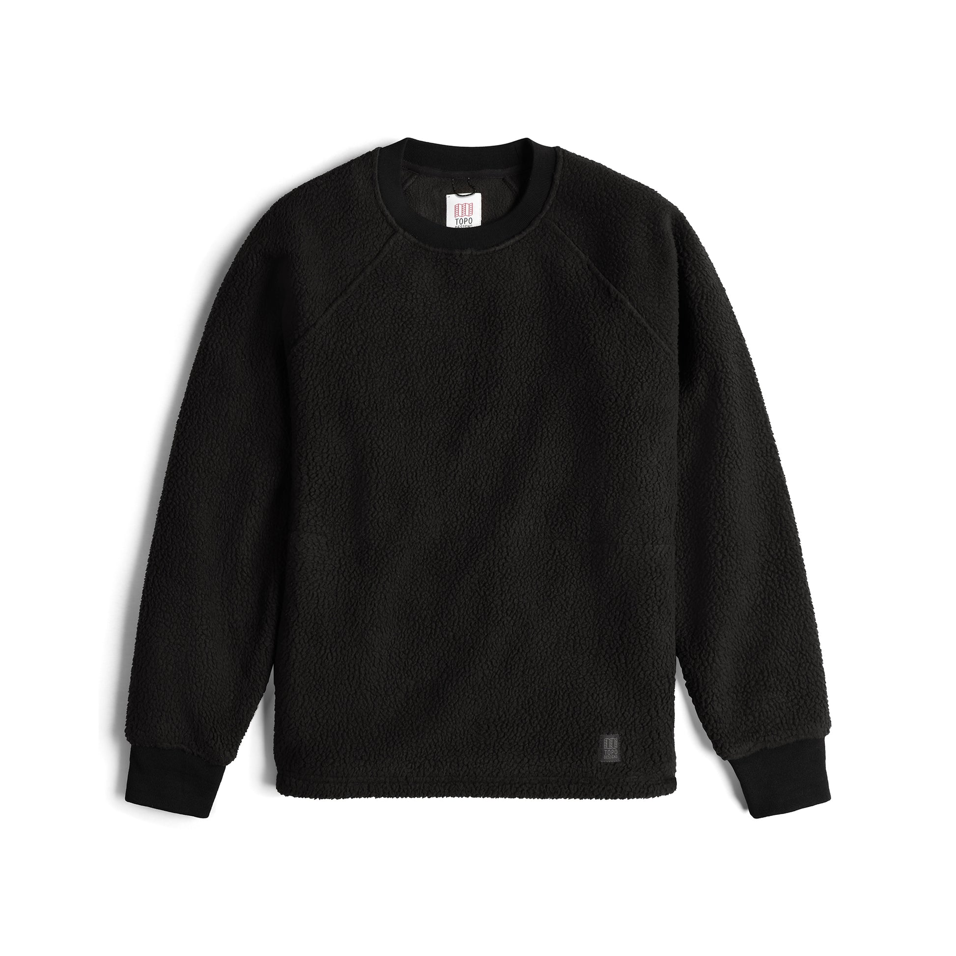 Mountain Fleece Crewneck in "Black"