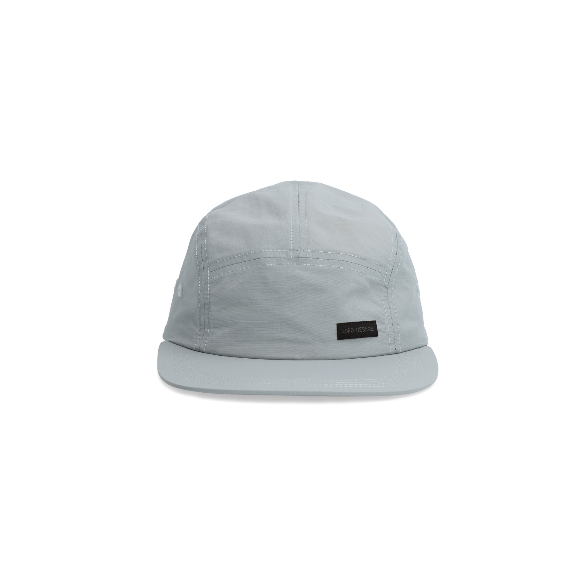 Topo Designs Nylon Camp 5-panel flat brim Hat in "Slate Blue"