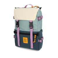 Topo Designs Rover Pack Classic laptop backpack in "Sage / Pond Blue".