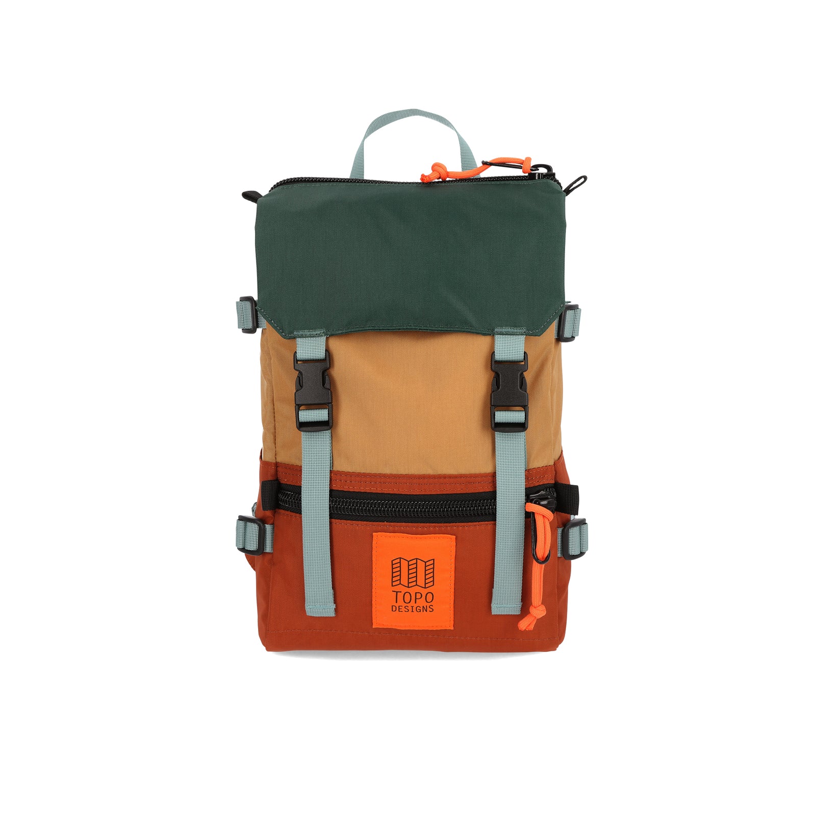 Topo Designs Rover Pack Mini backpack in "Clay / Khaki".