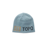 Topo Designs Slim Fitted Beanie "Sand Multi / Goblin Blue"