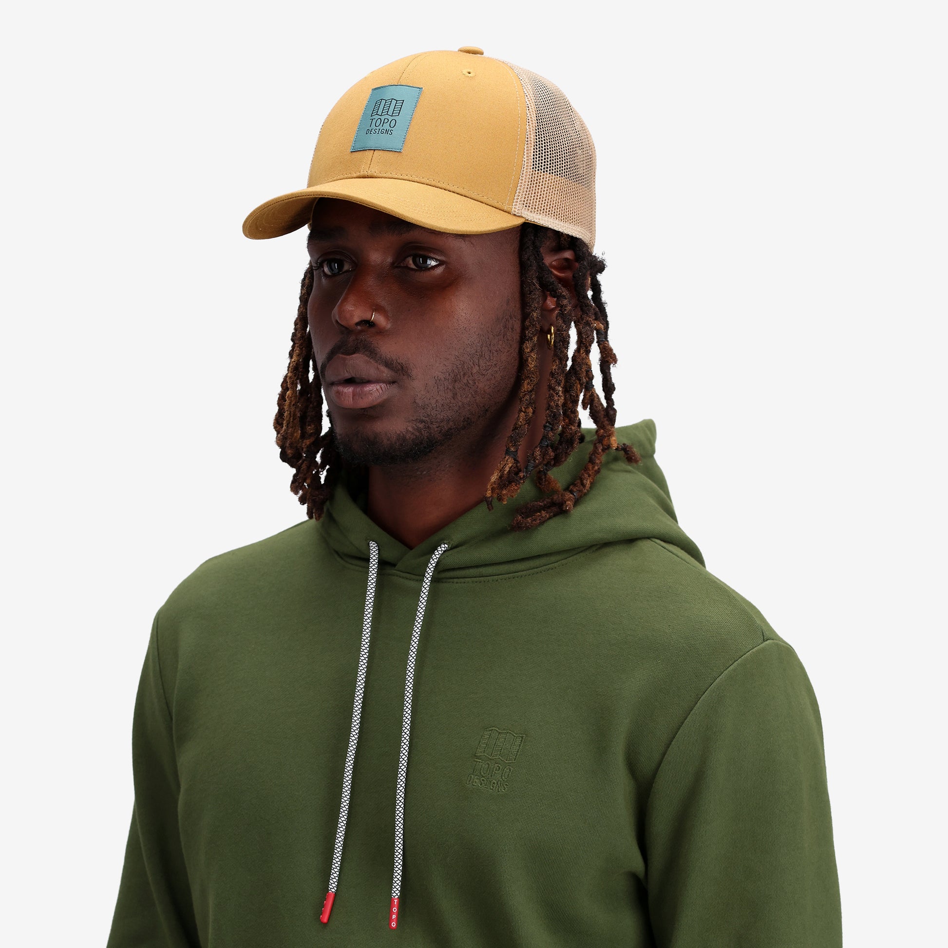 Topo Trucker Hat Original Logo Outdoor Adventure Hat – Topo Designs