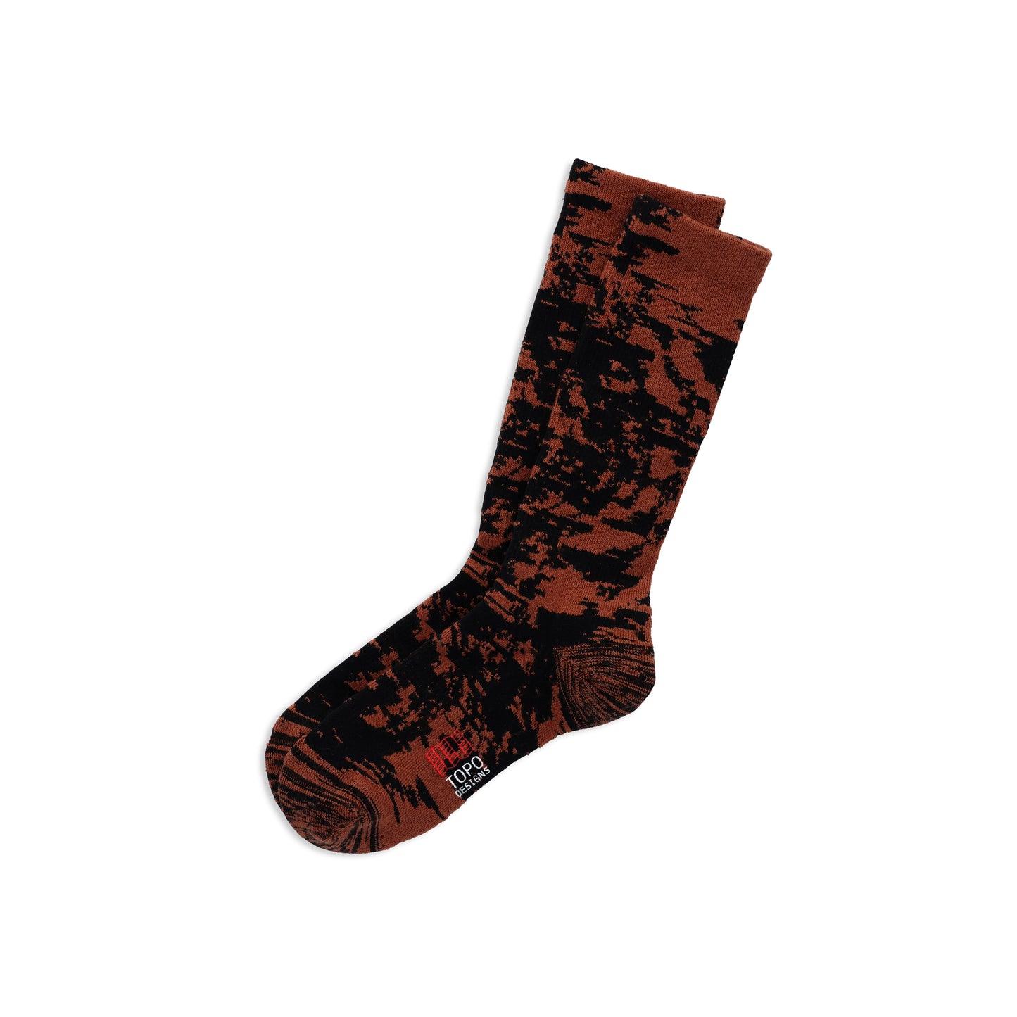 Topo Designs Topo Designs Town Socks in "Brick / Multi".