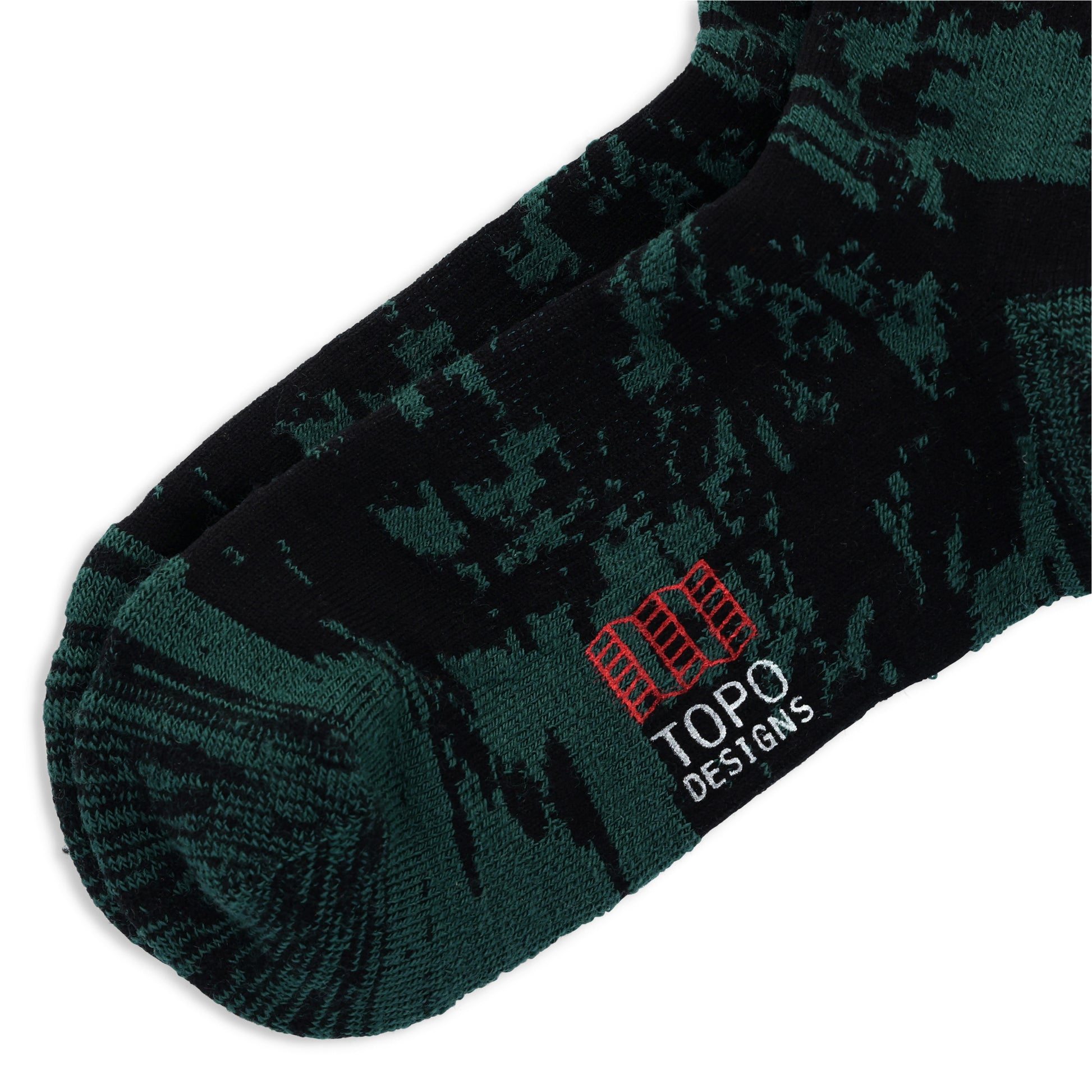 Topo Designs Topo Designs Town Socks in "Forest Multi".