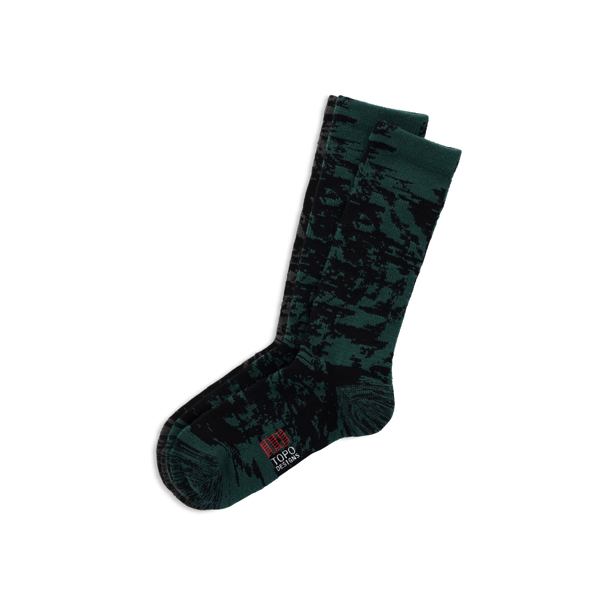 Topo Designs Topo Designs Town Socks in "Forest Multi".