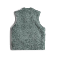 High Alpine Fleece Vest W in "Slate Blue / Light Mint"