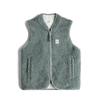 High Alpine Fleece Vest W in "Slate Blue / Light Mint"