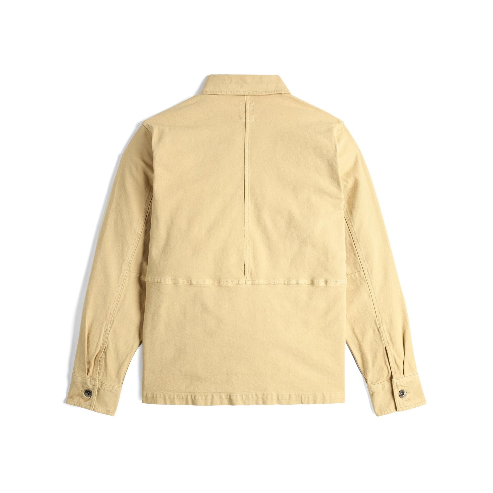 Back View of Topo Designs Dirt Utility Jacket - Men's  in "Sahara"